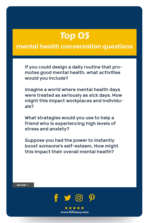 Mental Health Conversation Starters at Work