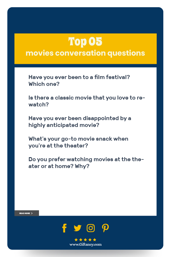 Short Movie Conversation Questions Examples